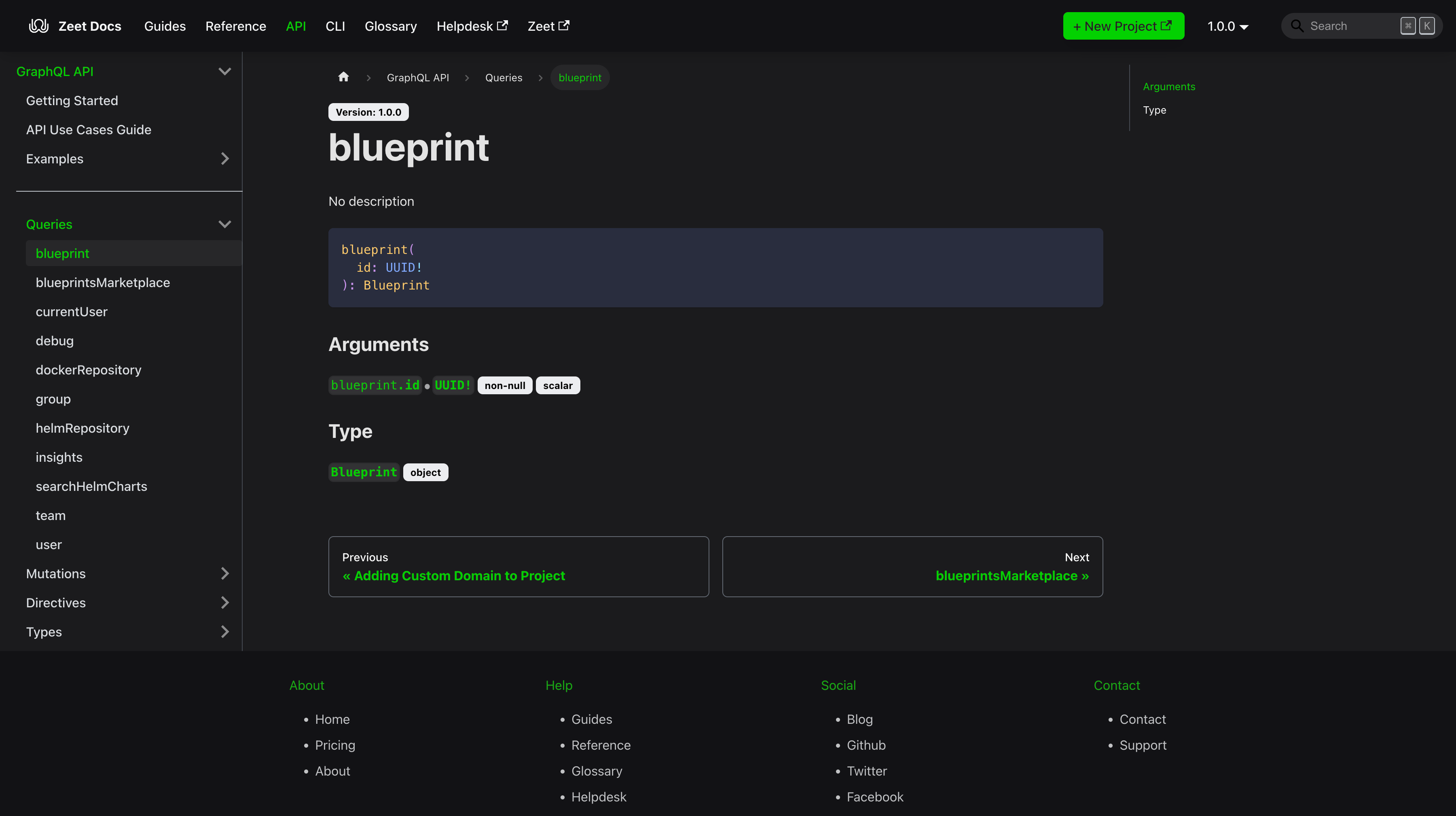 Zeet showcase screenshot