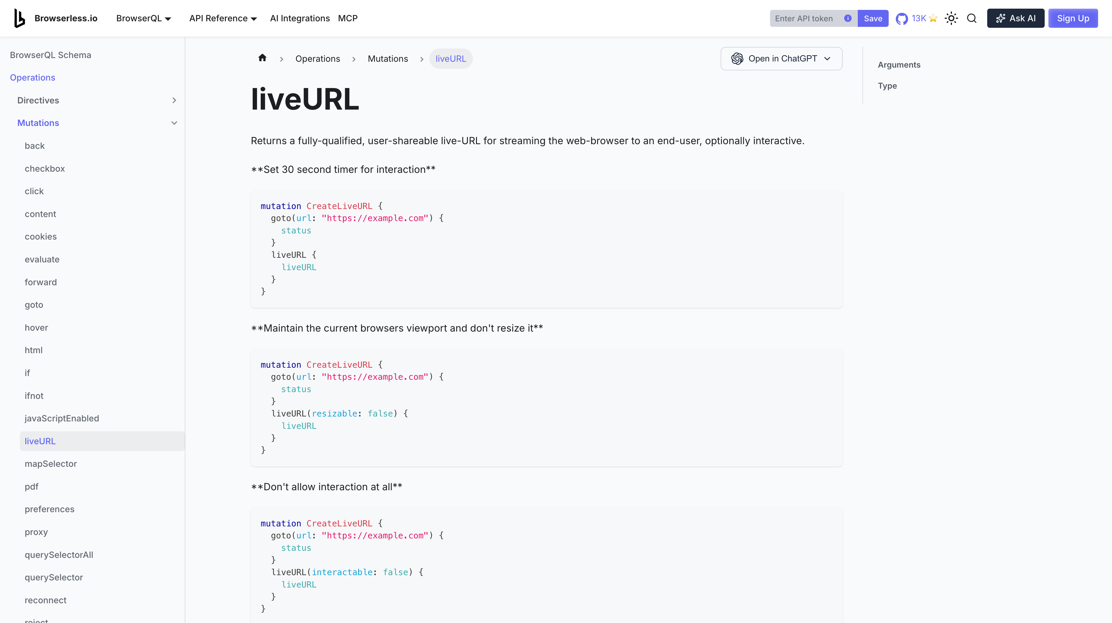 Browserless.io showcase screenshot